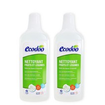 [에코두] 1종 과일세정제 액상형 무향 750ml x2, 상세 설명 참조
