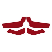 렉스디 벨벳 도어커버-수입차푸조 508 SW-레드, 1개, 푸조