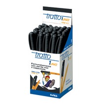 TRATTO UNO 볼펜 0.7mm, BLACK, 50개입