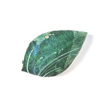 [바이 무아레]나뭇잎 쿠션(솜포함) Morning Dew Cushion, 1개
