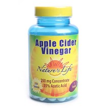 네이쳐스라이프 애플 사이더 비니거 250mg 타블렛, 250개입, 1개