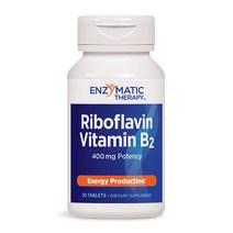 엔자이매틱테라피 리보플라빈 비타민 B2 400mg 타블렛, 30개입, 1개