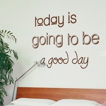 꿀밤 그래픽스티커 큰굿데이, 화이트