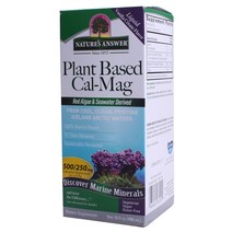 네이쳐스앤서 플랜트 베이스드 칼슘 500mg 마그네슘 250mg 리퀴드 비건 글루텐 프리, 480ml, 1개