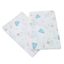 베이비베어 베베 사각 천 기저귀, 혼합색상, 2장