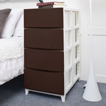아이엠서랍장4단 다크브라운 일반형, 1개