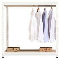 폴던스랙 조립식 행거 1200 mm x 500 x 1200 mm 2단, 화이트