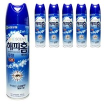 유한양행 해피홈 에어로솔 무향SM 500ml 6개, 1개