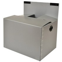 뉴프라테크 이사박스 6호 벨크로, 은색, 1개