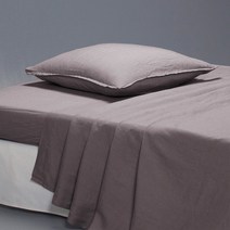 라흐두뜨 BEST 프리워시드 퓨어 린넨 홑이불, charcoal grey