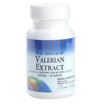플래너터리허벌스 발레리안 추출물 650mg 타블렛, 30정, 1개