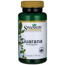 스완슨 과라나 500mg 캡슐, 100개입, 1개, 100정