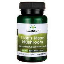 스완슨 라이온 메인 머쉬룸 500mg 캡슐, 60개입, 1개, 60정