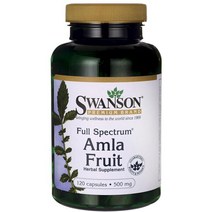 Swanson 풀 스펙트럼 암라 프루트 500mg 캡슐, 120개입, 1개, 120정