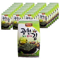 해달음 광천 녹차올리브 도시락김, 4g, 32개