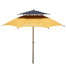 빈슨메시프 투톤 파라솔 일반형 2.4, 옐로우, 1개