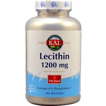Kal 레시틴 1200mg 소프트젤, 100개입, 1개, 100정