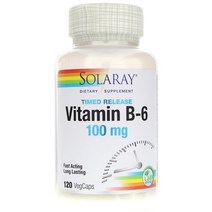 솔라레이 비타민 B-6 100mg 베지캡, 120개입, 1개