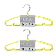 선우랜드 논슬립 심플옷걸이, 그린, 10개