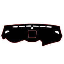 VIP 대쉬보드 썬커버 - 싼타페DM 싼타페DM(센터스피커유)-블랙/블랙스티치, 싼타페DM(수납유)-블랙/레드스티치, 1개, 현대