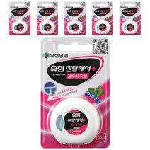 유한덴탈케어 플러스 울트라 치실 민트향 50 m, 1개입, 6개