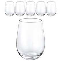 Borgonovo Ducale Beverage 490ml 컵, 투명, 6개