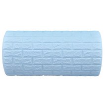 데코리아 블럭아트 폼블럭 단열벽지 쿠션벽돌 폭 100cm x 길이 2.25m, 스카이(BLK-018), 1개