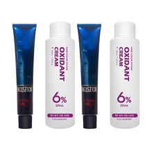 웰라 뉴콜레스톤 퍼펙트 퓨어컬러 염색제 80g + 산화제 100ml, 로즈 6/5, 2세트