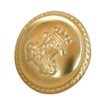 바로크 25 mm 금장 단추, 6개