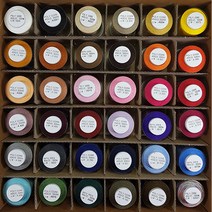 패션포인트 코아사 45S/2 고급봉재용 재봉실 36p A세트, 혼합 색상, 500m, 혼합 색상965748 20
