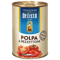 데체코 다이스 토마토 통조림, 400g, 1개