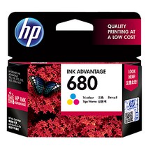 HP 정품잉크 No.680 F6V26AA 컬러3색 DJ2135 150매 PrinterMODEL-5275, 1