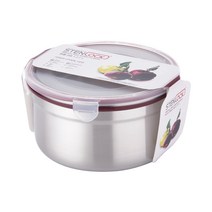 스텐락 클래식 스텐밀폐용기 원형 9호 2100ml, 1개