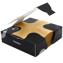 토시도 대용량 탁상용 브라운 마 기름종이, 1000개, 1개