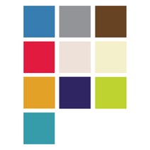 대원우드보드 T펠트B 유아모빌 인형만들기 펠트공예 10색 세트, 혼합 색상