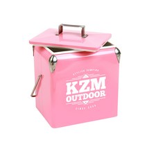 카즈미 큐브 아이스쿨러, 핑크, 13L
