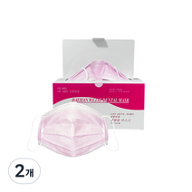 대한위재 덴탈마스크 성인용 핑크, 50개, 2개