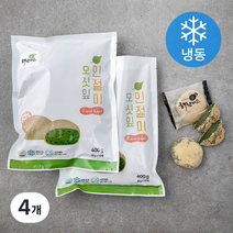 해찬미소 모싯잎인절미 (냉동), 400g, 4개
