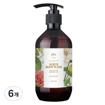플루 퍼퓸드 스파 스크럽 바디워시 플뢰르 솝, 6개, 500g