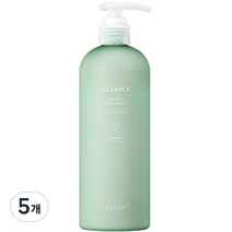제이숲 클린제이 스칼프 트리트먼트, 400ml, 5개