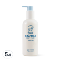 토니모리 프리미엄 산양유 촉촉 바디워시 머스크향, 300ml, 5개