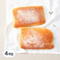도제식빵 플레인 쌀 치아바타, 130g, 4개입