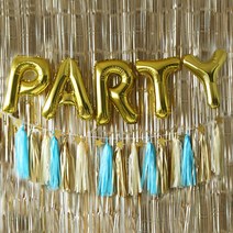OH 트렌드 파티 장식세트 PARTY, 혼합 색상, 1세트