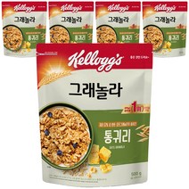 켈로그 통귀리 그래놀라, 500g, 5개