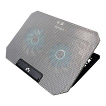 JW USB 노트북 접이식 쿨링 받침대, 실버