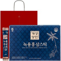 개성상인 녹용 홍삼 스틱 30개입 + 쇼핑백, 300ml, 1개