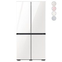 [색상선택형] 삼성전자 비스포크 프리스탠딩 냉장고 방문설치, RF85A9241AP, 글램 화이트