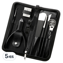 페디큐어 나이프 9종 세트, 5세트, 블랙
