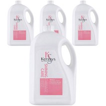 케라시스 샤이닝케어 데미지 린스, 4000ml, 4개