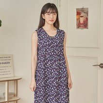 속옷미인 여성용 풍기인견 파티마 민소매 나시 원피스